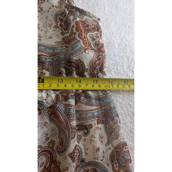 L. I. F. E. Love Is For Eternity Sheer Wrap, Boho Print, Medium, Tie Closure - Picture 7 of 9